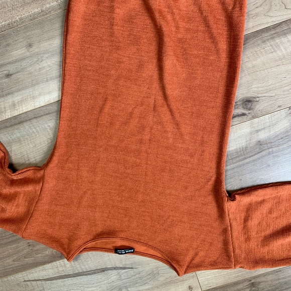 Drop Shoulder Lantern sleeve Sweater Dress | NWOT - Picture 10 of 13